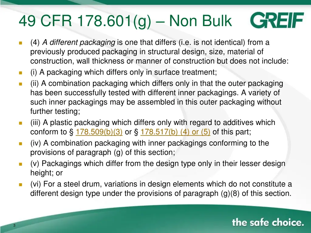 49 cfr 178 601 g non bulk