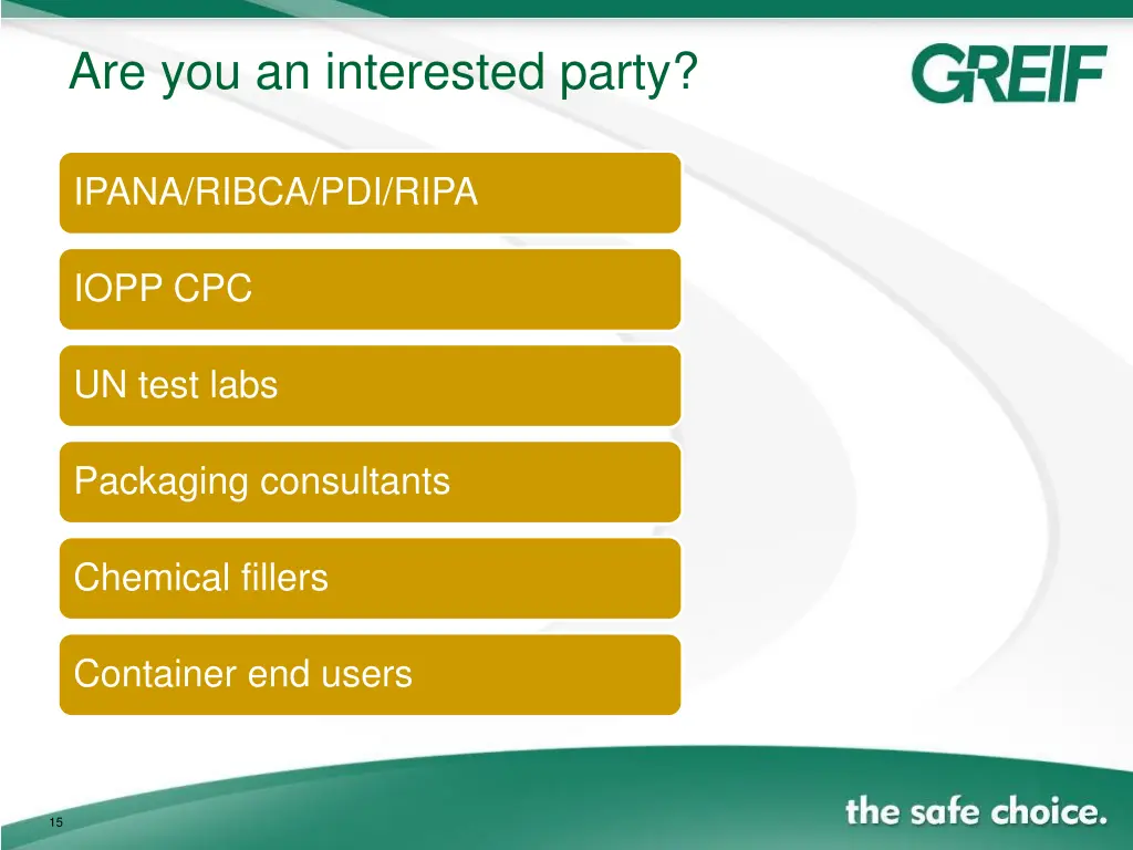 are you an interested party
