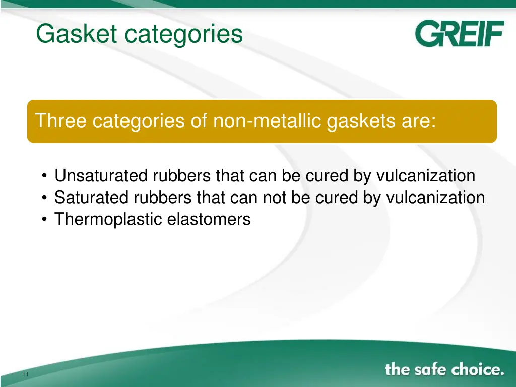 gasket categories