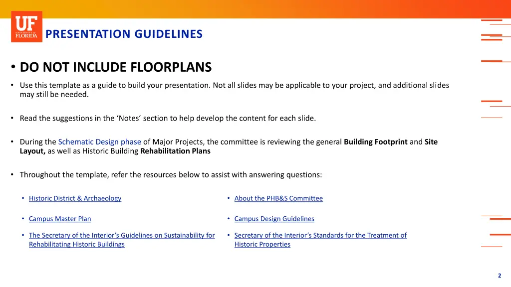 presentation guidelines