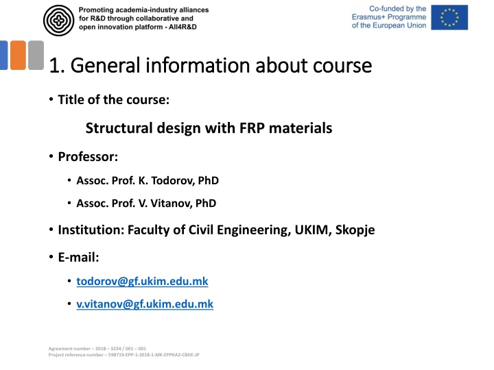 1 general information about course 1 general