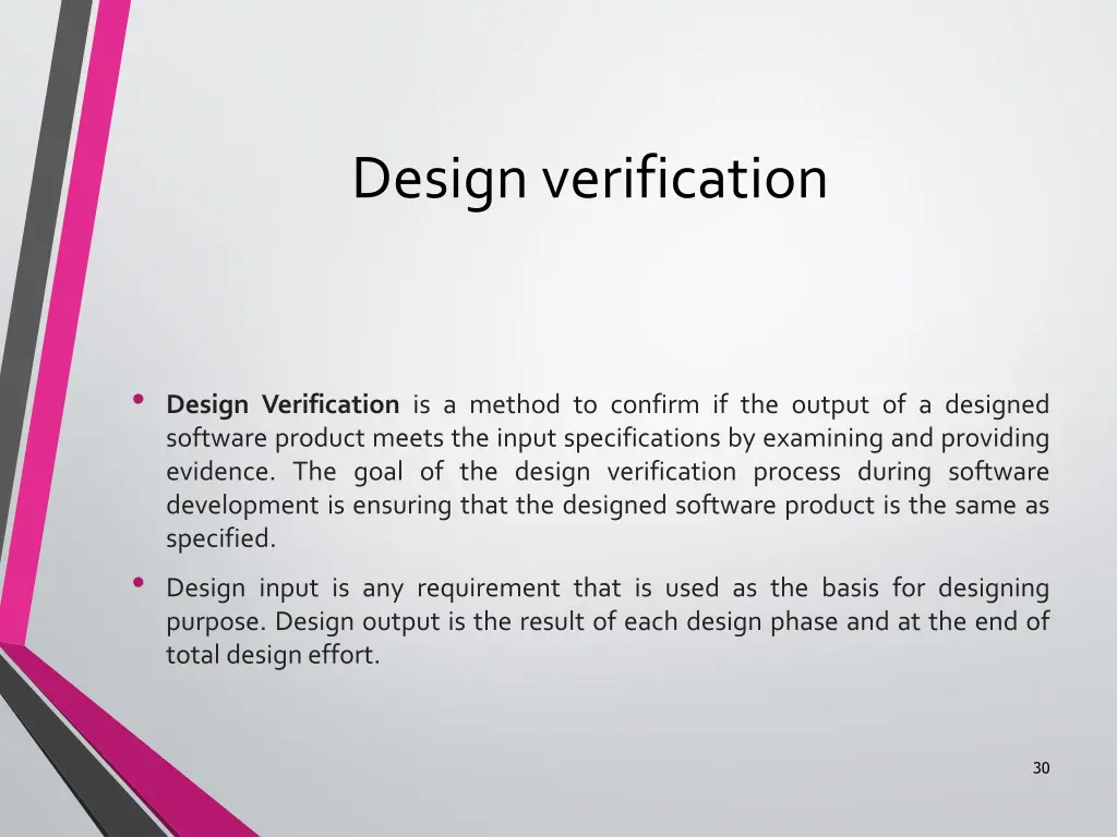 design verification