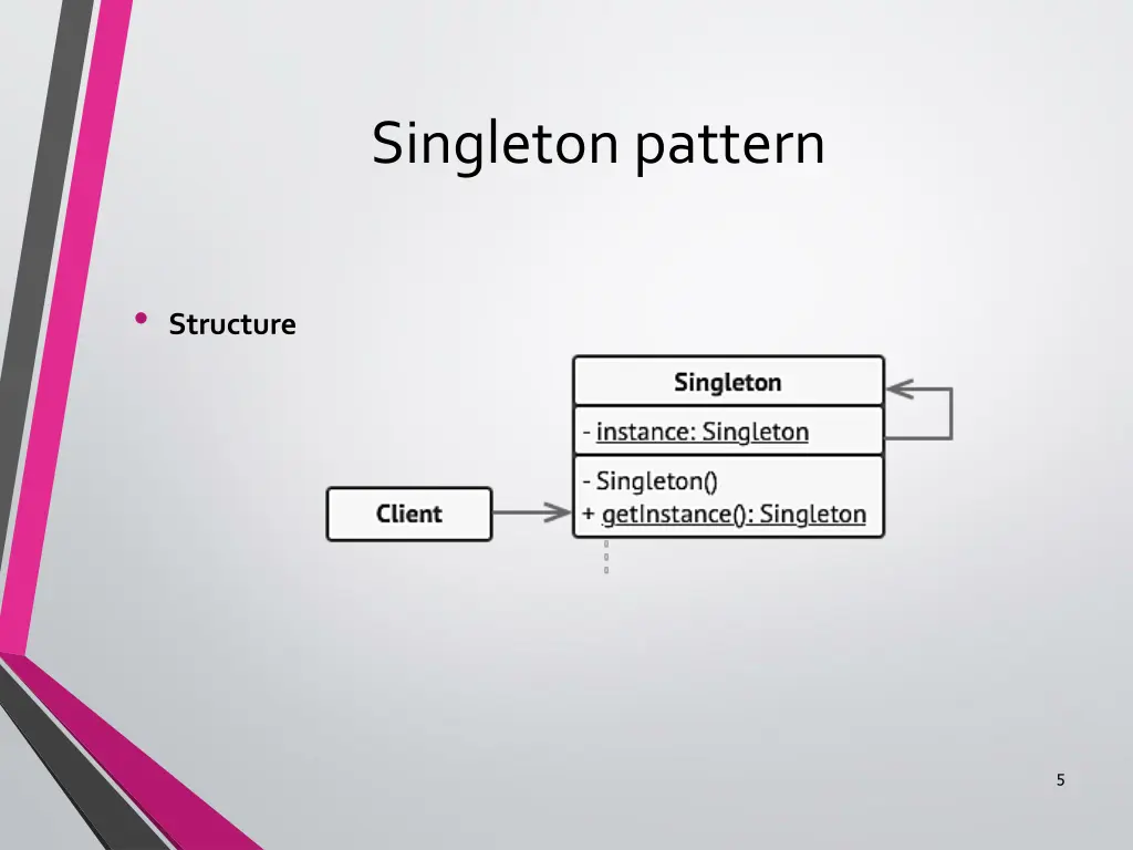 singleton pattern 2