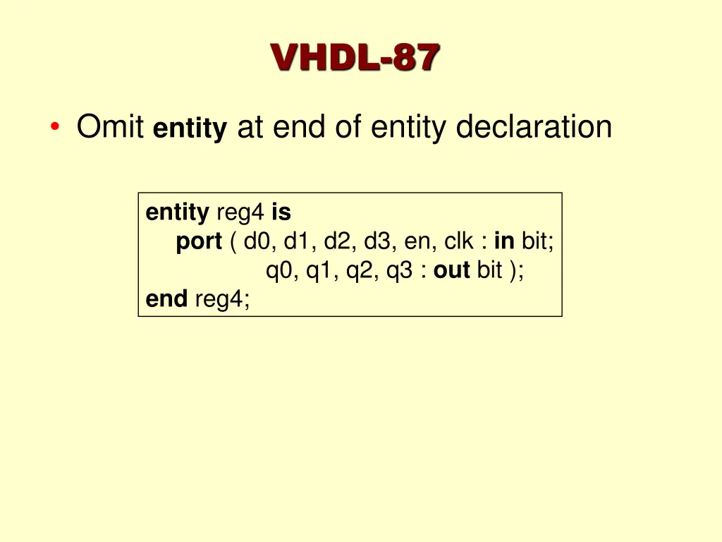 vhdl 87
