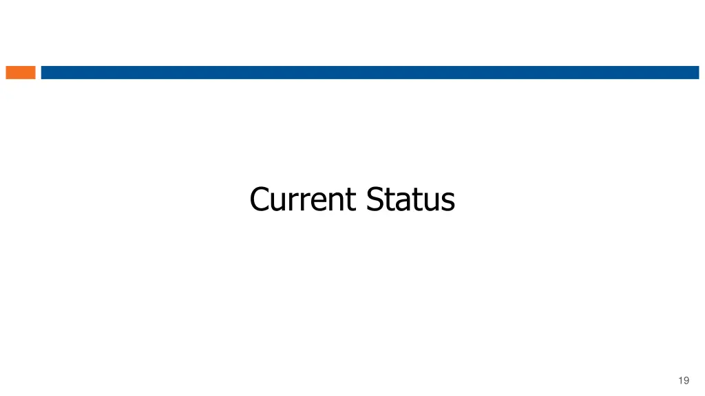 current status