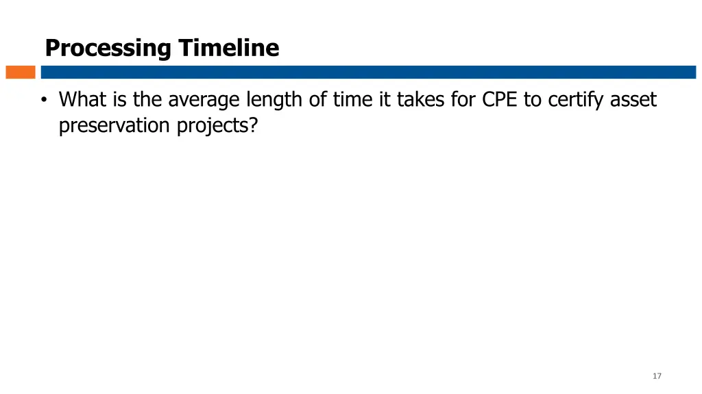processing timeline 1