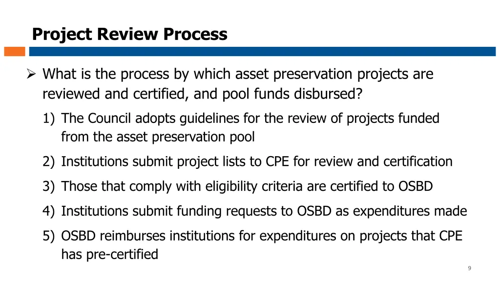 project review process 1