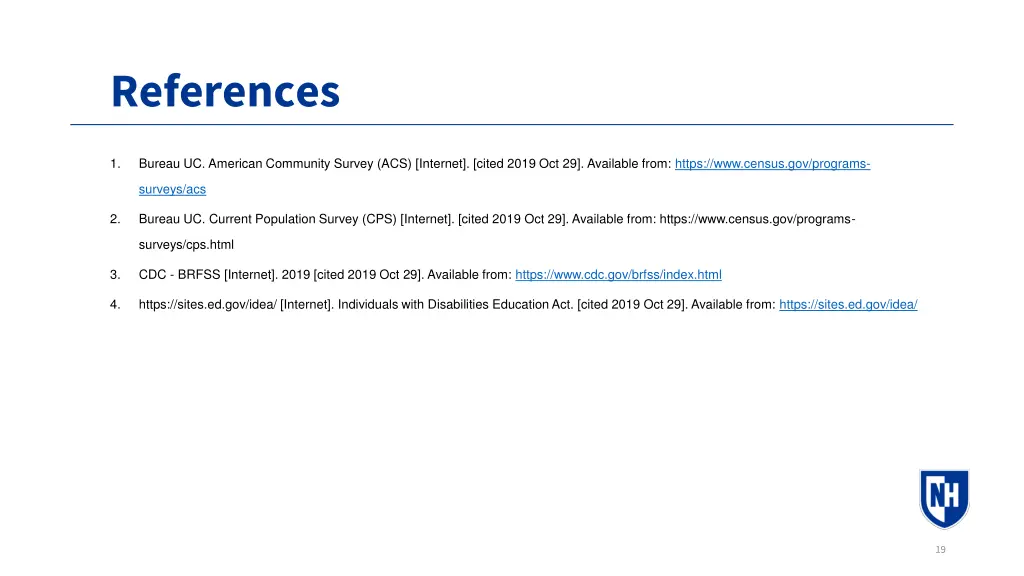 references