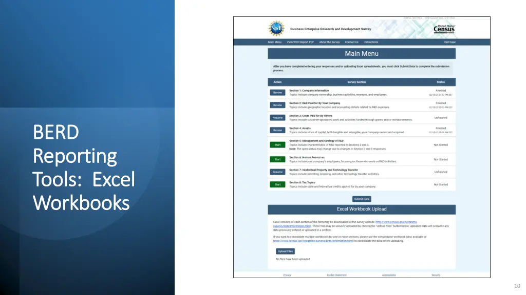 berd berd reporting reporting tools excel tools 1