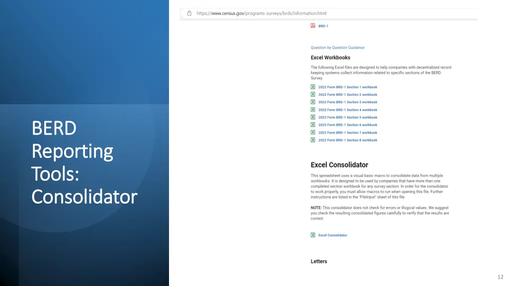 berd berd reporting reporting tools tools