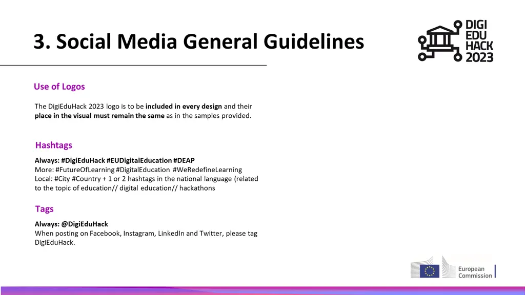 3 social media general guidelines