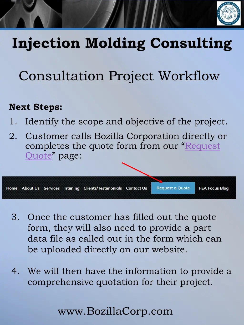 injection molding consulting