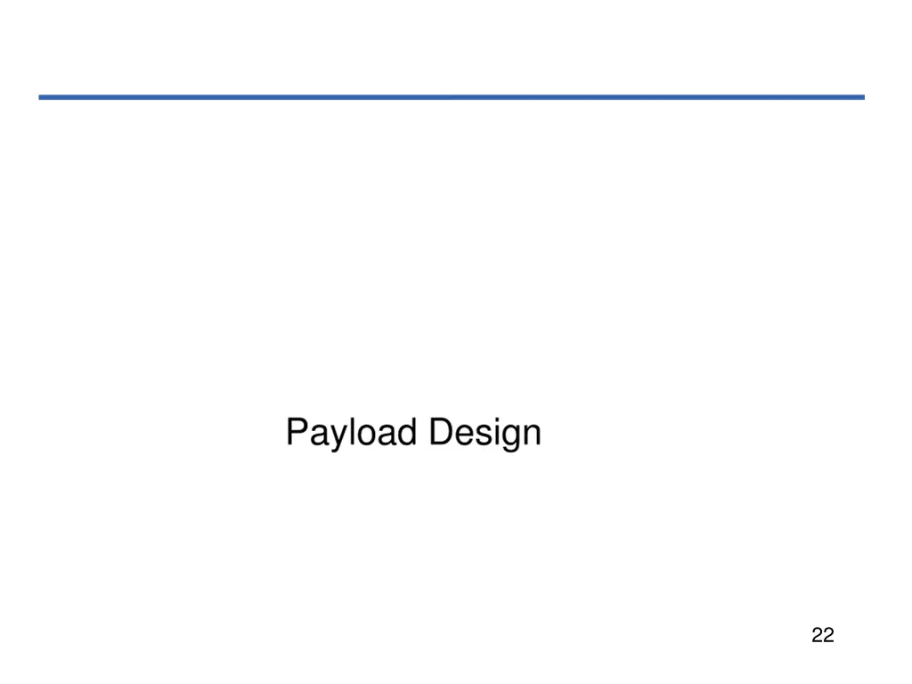 payload design