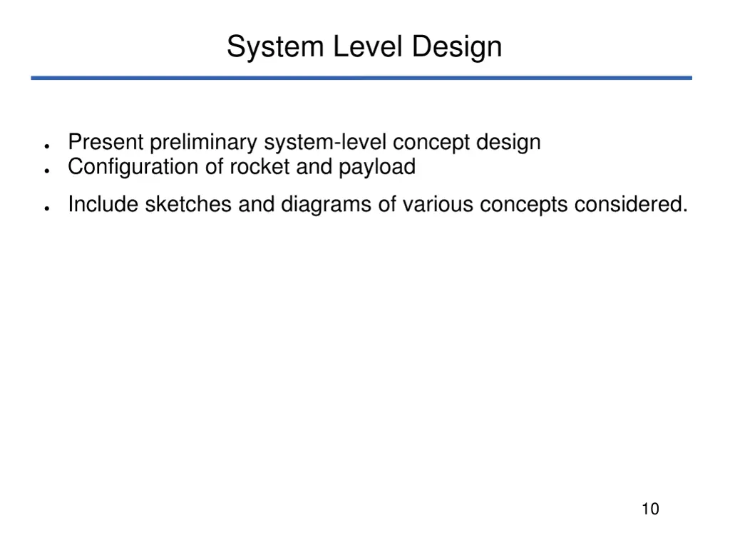 system level design