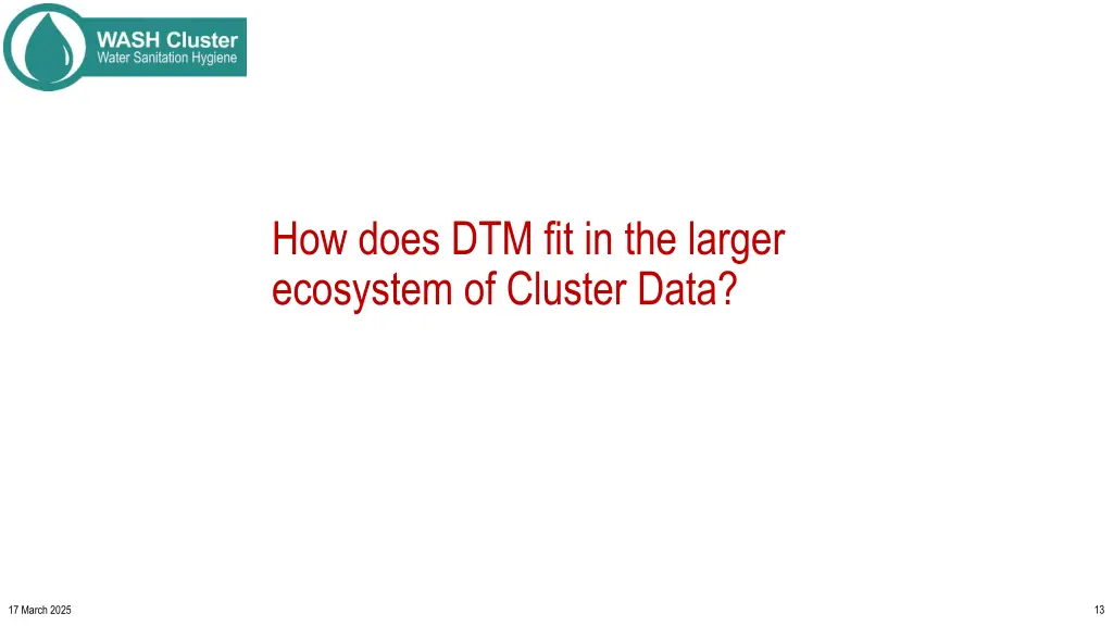 how does dtm fit in the larger ecosystem