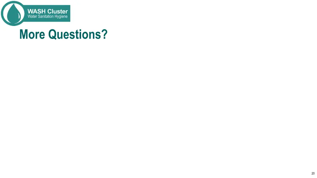 more questions