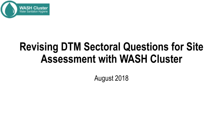 revising dtm sectoral questions for site