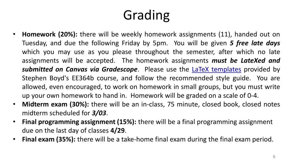 grading