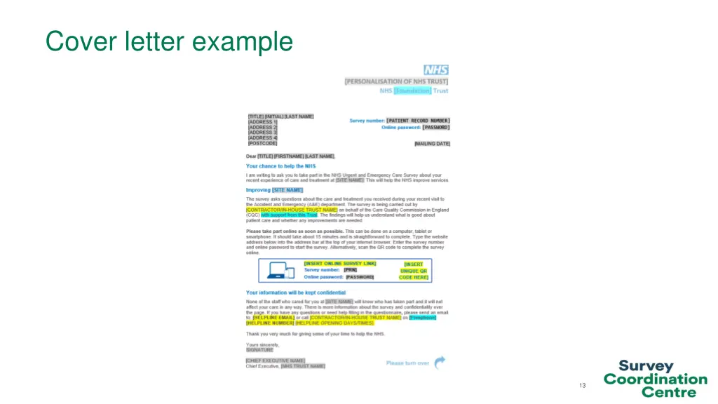 cover letter example