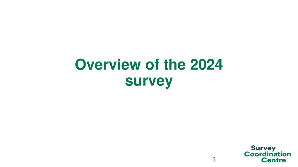 overview of the 2024 survey