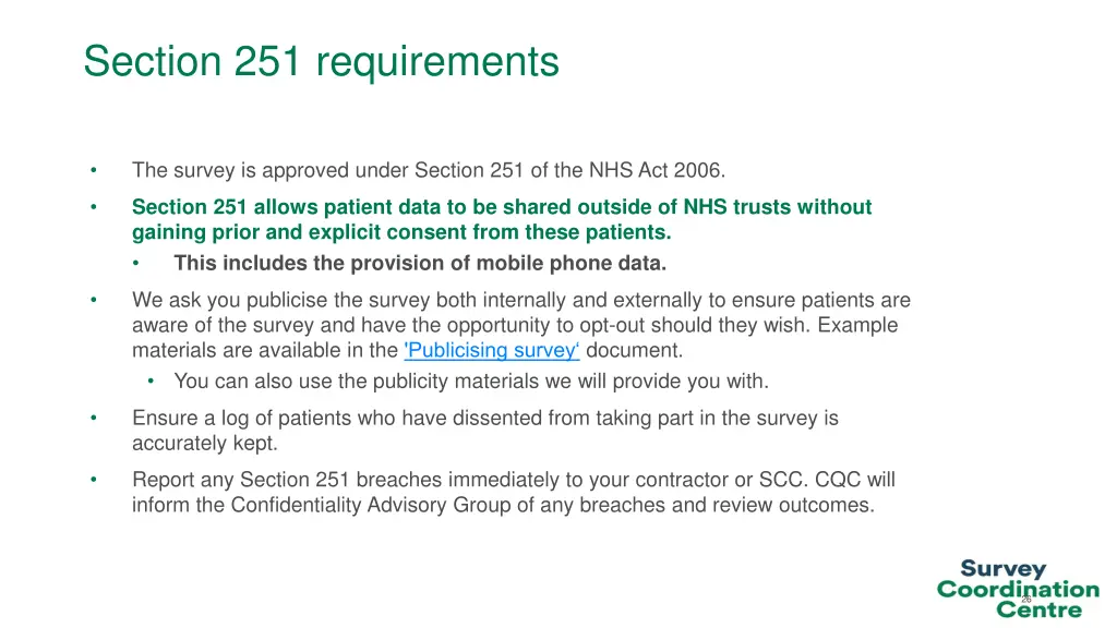 section 251 requirements