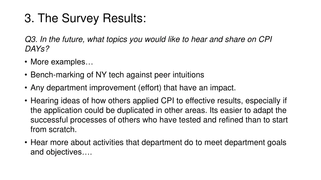 3 the survey results 2