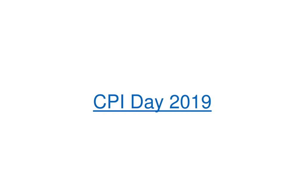 cpi day 2019