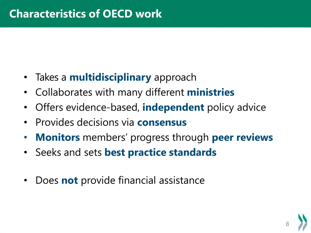 characteristics of oecd work