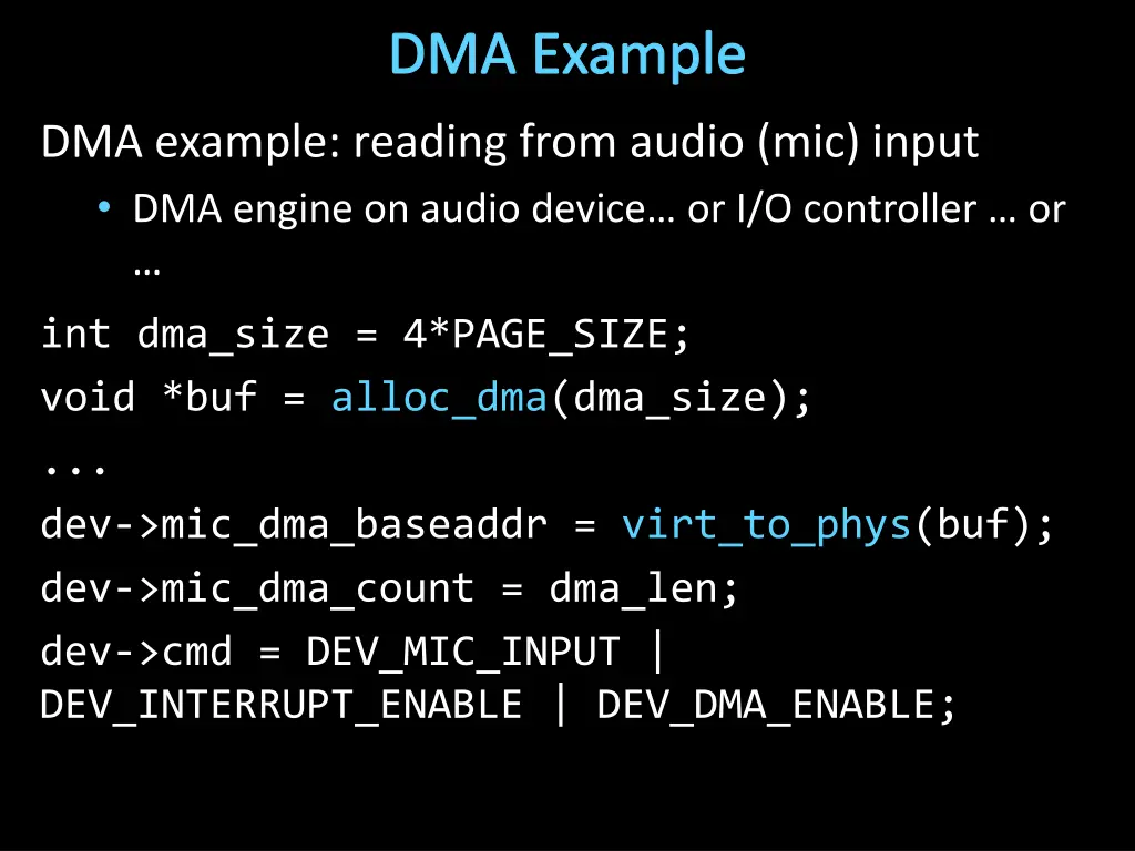 dma example 1