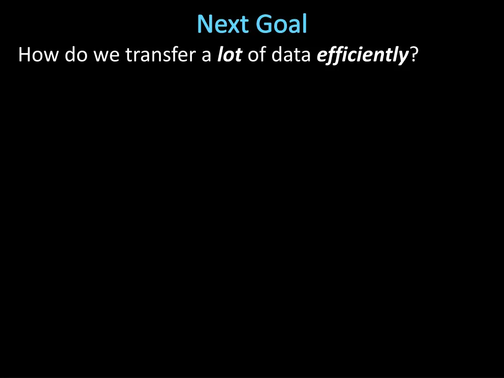 next goal 3