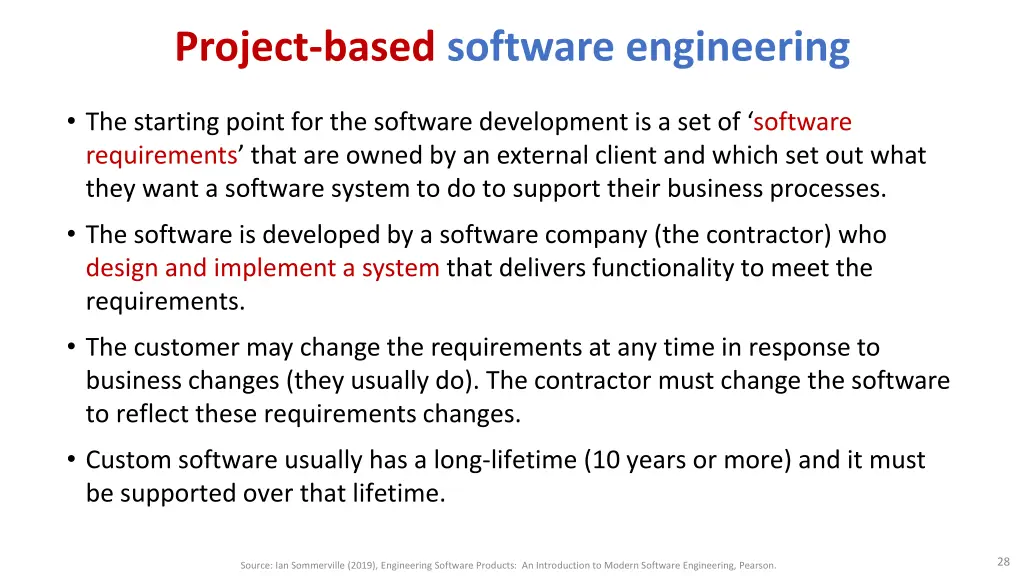 project based software engineering 1