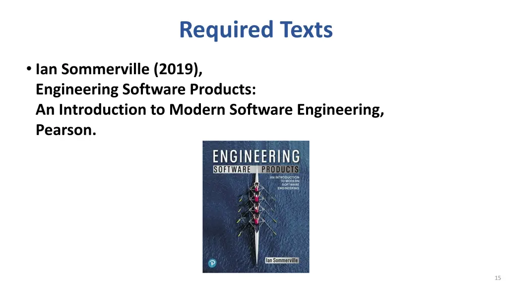 required texts