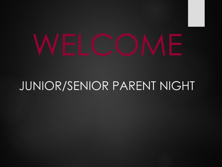 welcome