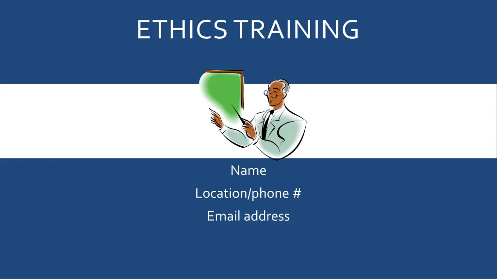 ethics training
