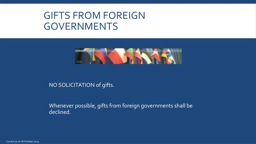 gifts from foreign governments