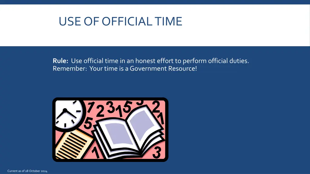 use of official time