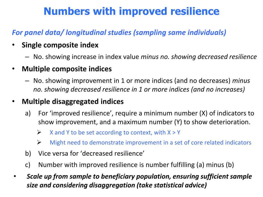 numbers with improved resilience