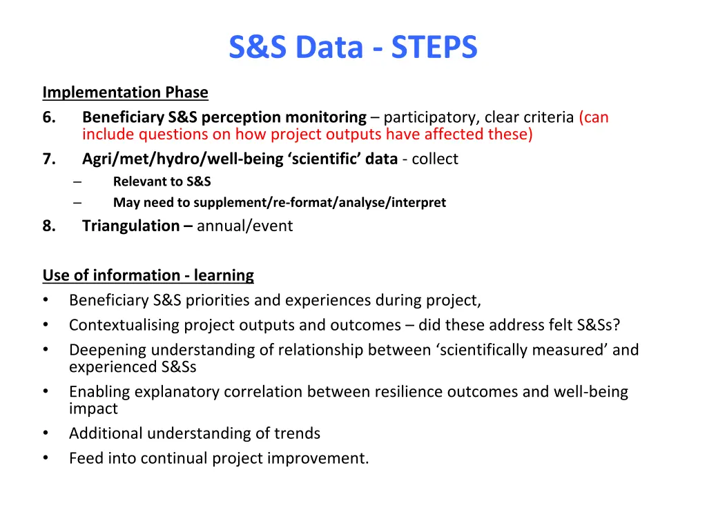 s s data steps 1