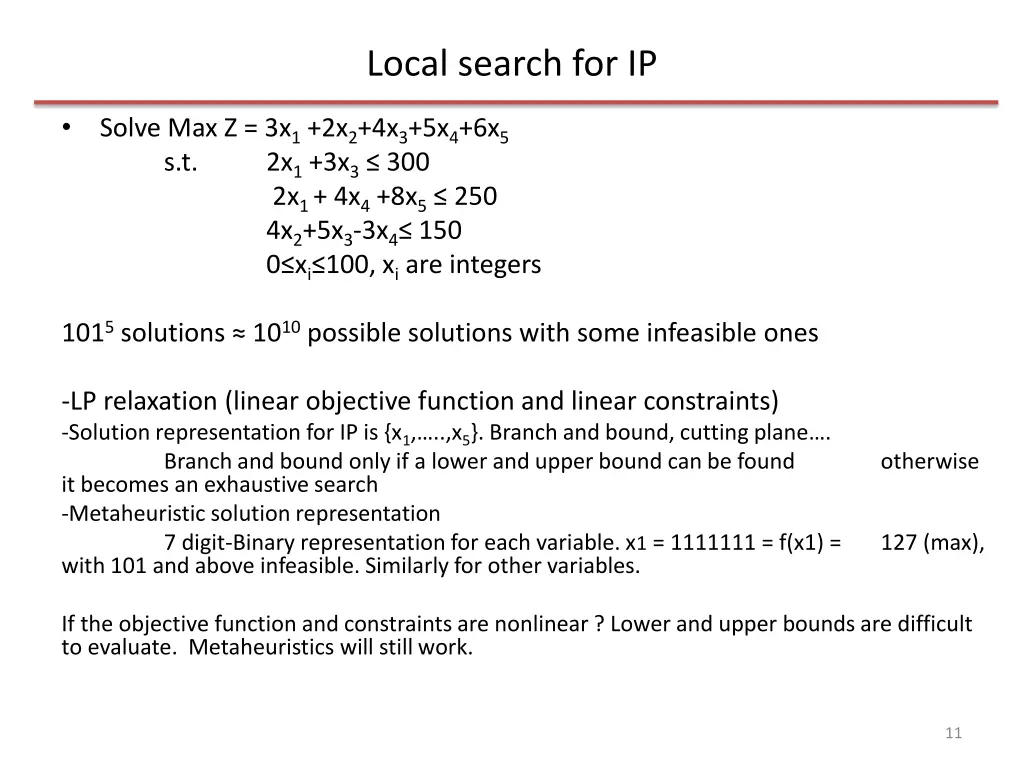 local search for ip