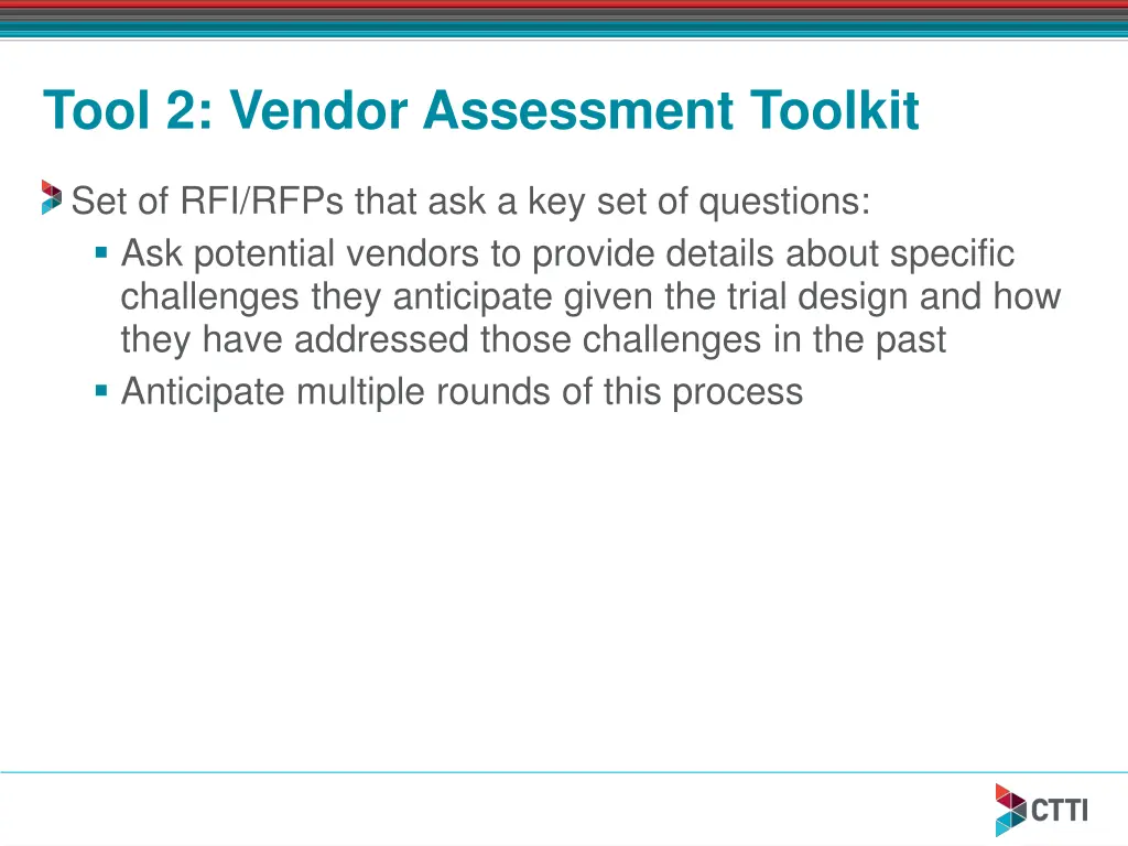 tool 2 vendor assessment toolkit 1