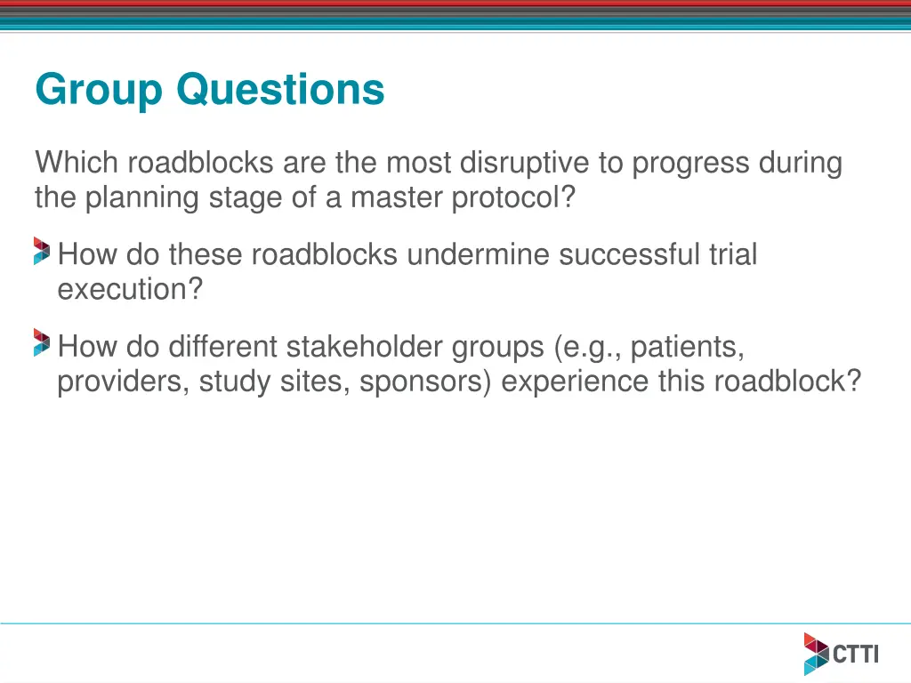group questions