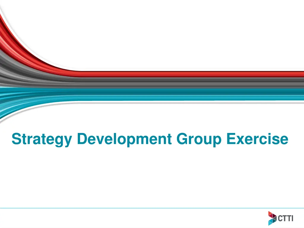 strategy development group exercise