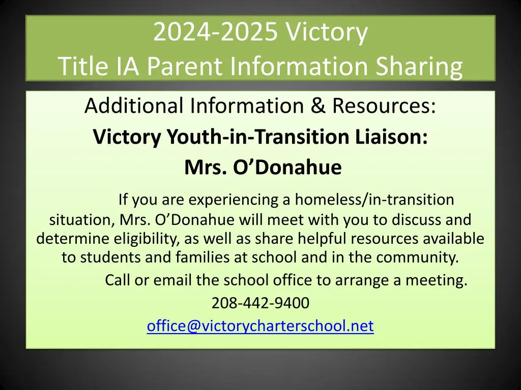 2024 2025 victory title ia parent information 18