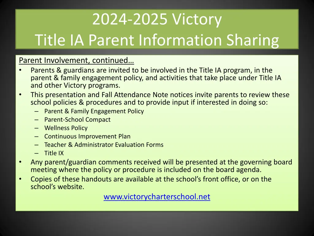 2024 2025 victory title ia parent information 8