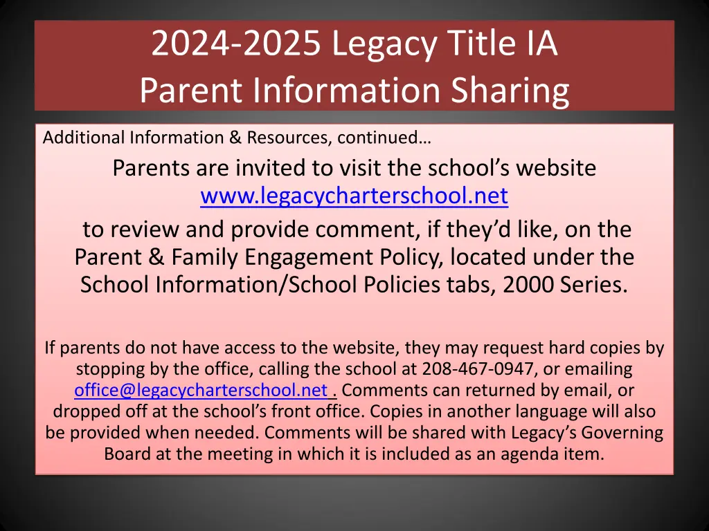 2024 2025 legacy title ia parent information 19