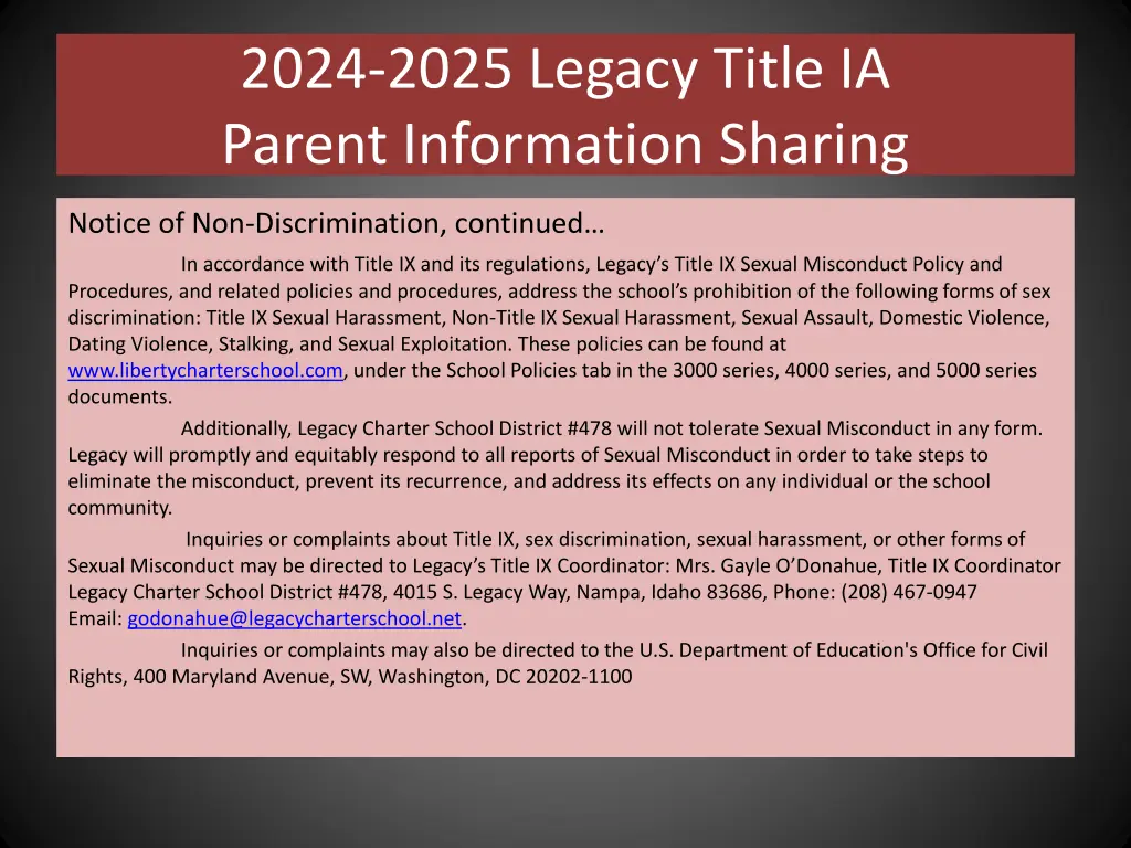 2024 2025 legacy title ia parent information 25