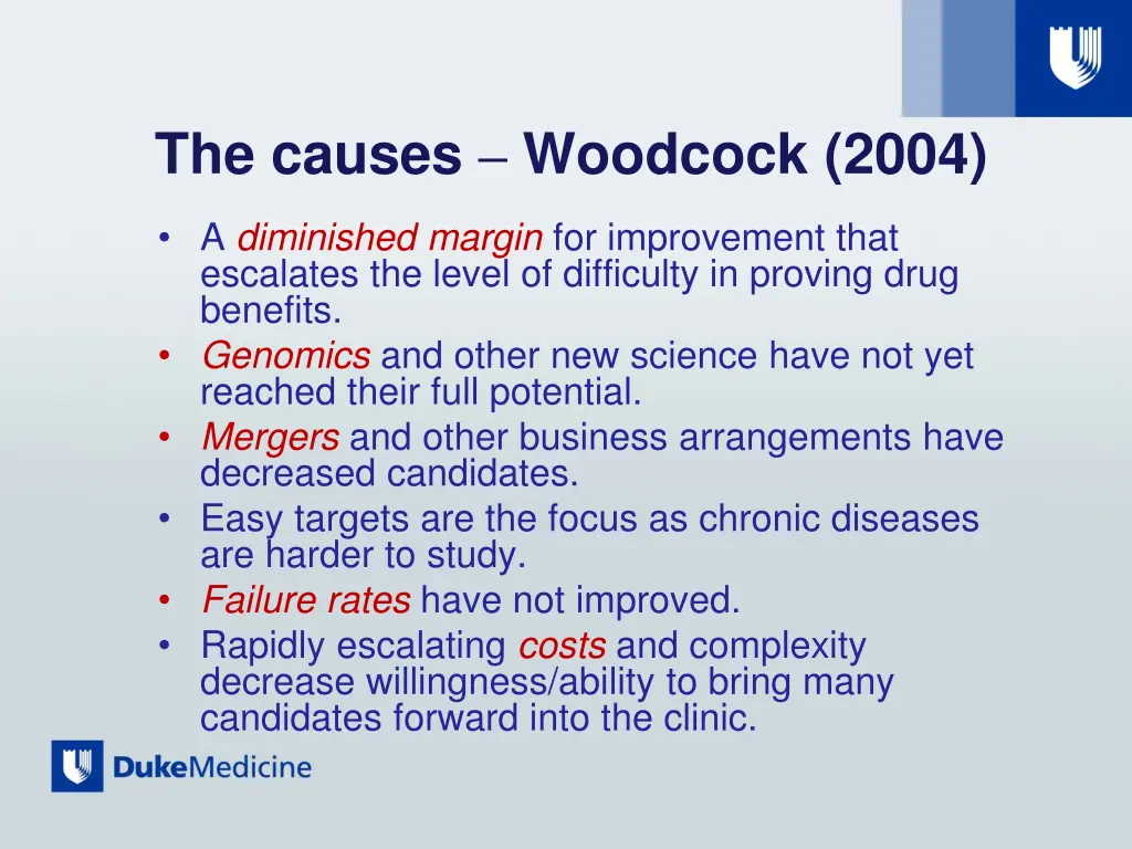 the causes woodcock 2004
