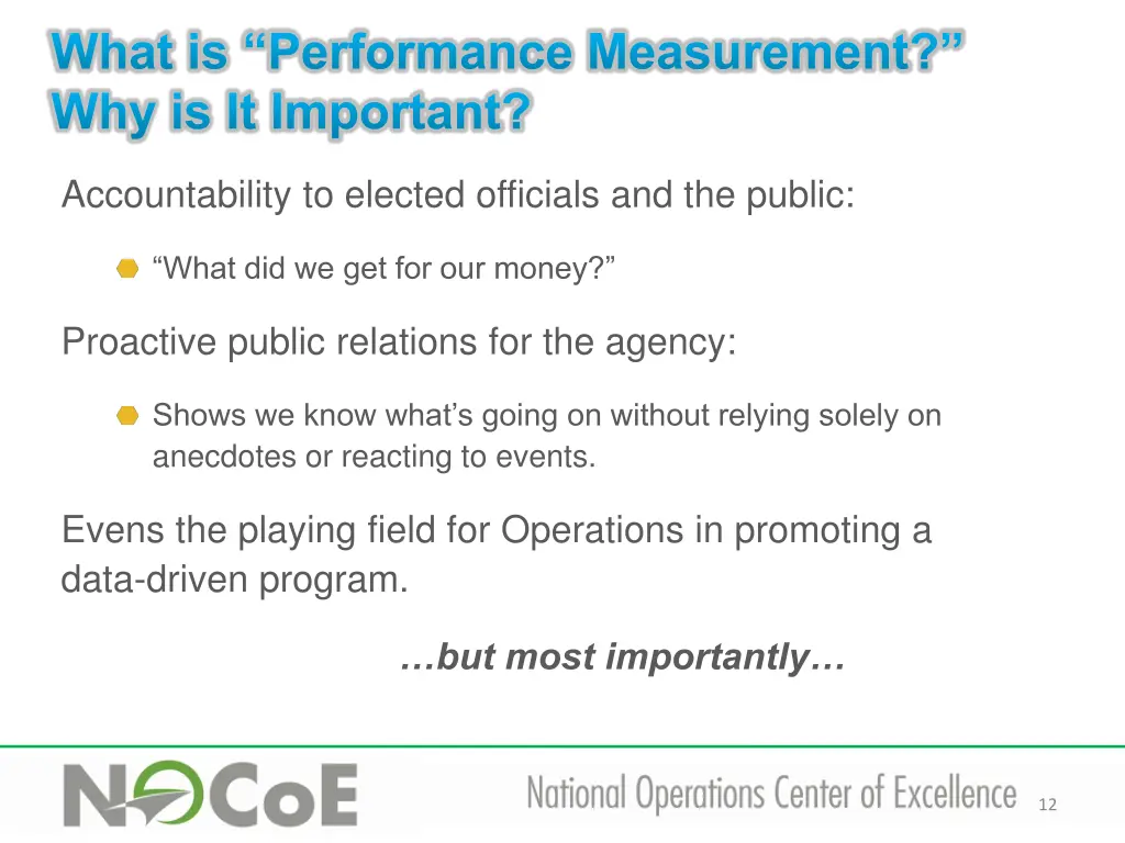 what is performance measurement