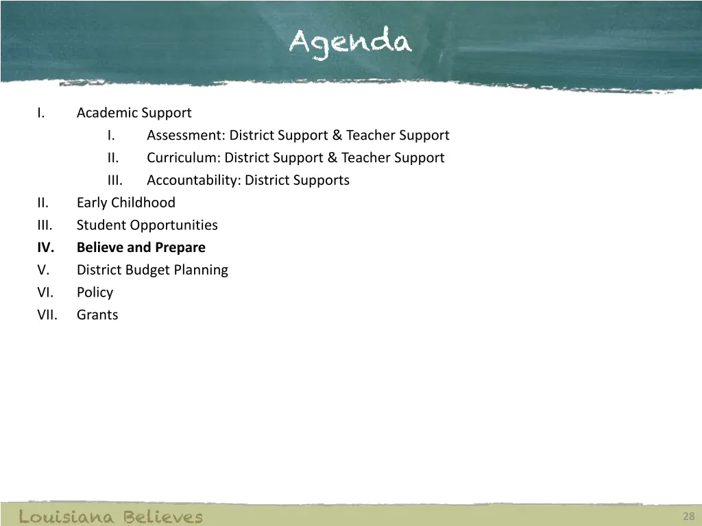 agenda 5