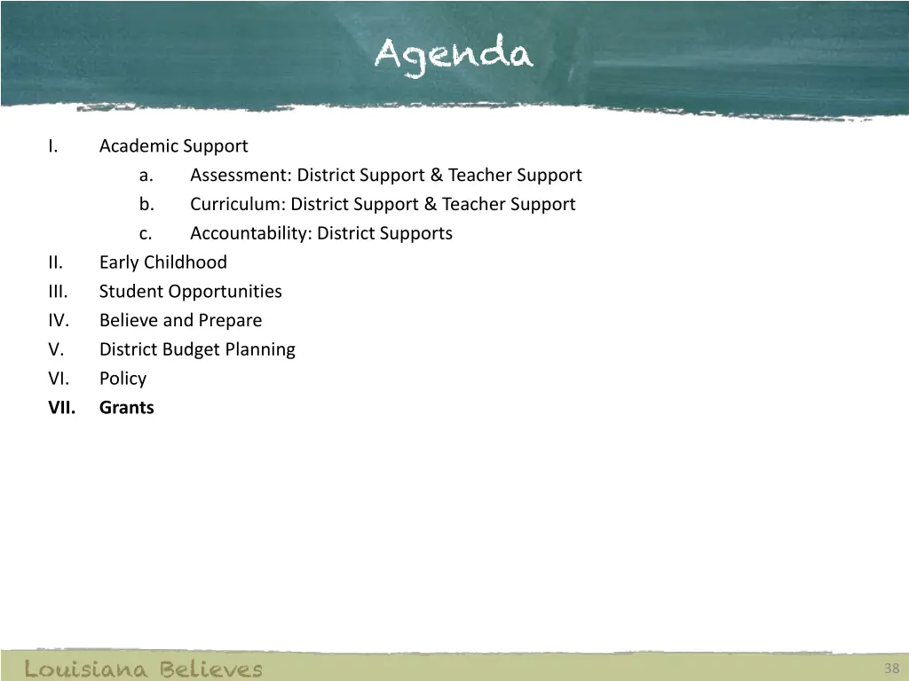 agenda 8